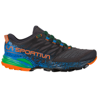 La Sportiva Akasha II Running Shoes, Carbon/Flame, Size 40.5