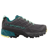 La Sportiva Women's Akyra II GTX Hiking Shoes, Carbon/Juniper, Size 43