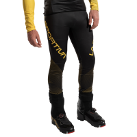 La Sportiva Stratos VI Racing Men's Pants, Black/Yellow, Large