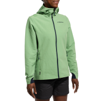 La Sportiva Descender Women's Storm Jacket, Aspen Green/Night Sky, Small