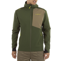 La Sportiva Descender Men's Storm Jacket, Forest/Turtle, XS