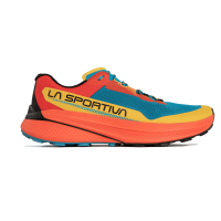 La Sportiva Prodigio Running Shoes, Tropic Blue/Cherry Tomato, Size 38