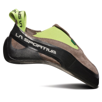 La Sportiva Cobra Eco Climbing Shoes, Falcon Brown/Apple Green, Size 33.5