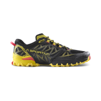 La Sportiva Bushido III Running Shoes, Black/Yellow, Size 45.5