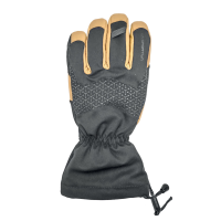 La Sportiva Alpine Guide Leather Gloves, Black/Cedar, XL