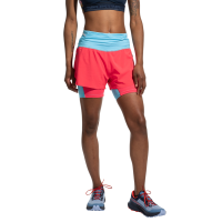 La Sportiva Ultra Distance Women's Shorts, Hibiscus/White, XS