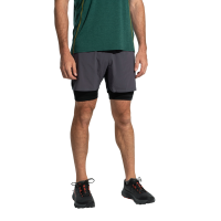 La Sportiva Ultra Distance Men's Shorts, Onyx/Chalk, XS