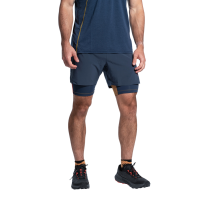 La Sportiva Ultra Distance Men's Shorts, Night Sky/Savana, XS