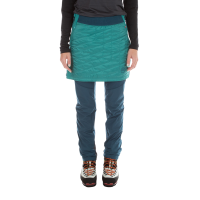 La Sportiva Warm Up Primaloft Women's Skirt, Lagoon/Storm Blue, XS