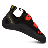 La Sportiva Tarantula Climbing Shoes, Black/Poppy, Size 43