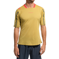 La Sportiva Trail Bite Men's T-Shirt, Savana/Mountain Red, Small