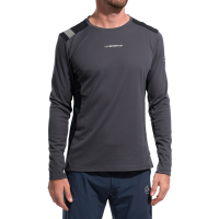 La Sportiva Beyond Men's Longsleeve Shirt, Onyx/Chalk, Large