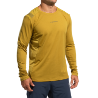 La Sportiva Beyond Men's Longsleeve Shirt, Savana/Night Sky, Small