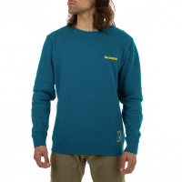 La Sportiva Climbing On The Moon Men's Sweatshirt, Turchese/Giallo, Medium
