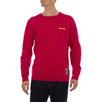 La Sportiva Climbing On The Moon Men's Sweatshirt, Fucsia/Giallo, Large