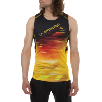La Sportiva Slipstream Men's Tank Top (2023), Black/Yellow, Large