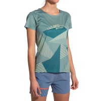 La Sportiva Comp Women's T-Shirt, Juniper/Everglade, XL