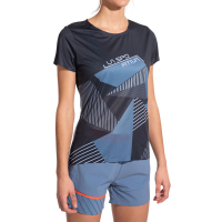La Sportiva Comp Women's T-Shirt, Deep Sea/Stone-Blue, XL