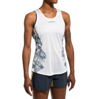 La Sportiva Pacer Women's Tank Top, Chalk/Night Sky, Medium