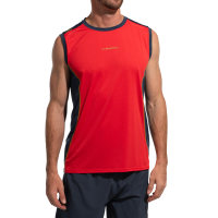 La Sportiva Tracer Men's Tank Top, Mountain Red/Night Sky, XL