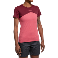La Sportiva Roof Women's T-Shirt, Rosebay/Redwood, Medium