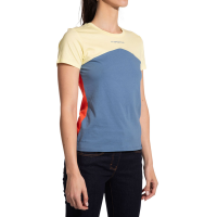 La Sportiva Roof Women's T-Shirt, Moonlight/Zest, XL