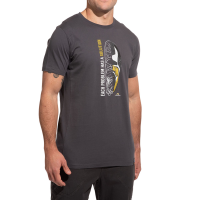 La Sportiva Solution Men's T-Shirt, Carbon/Yellow, XS
