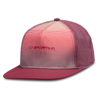 La Sportiva Fade Trucker Hat, Redwood/Mountain Red, Large