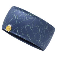 La Sportiva Mountain Headband, Night Sky/Aspen Green, Large