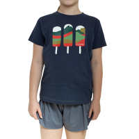 La Sportiva Icy Mountains T-Shirt K, Night Sky, XS