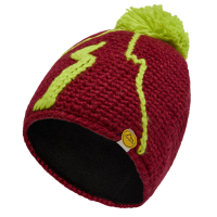La Sportiva Dorado Beanie Hat (2023), Sangria/Lime Punch, Small