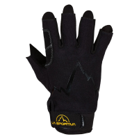 La Sportiva Ferrata Gloves, Black, Medium