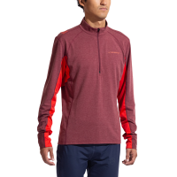 La Sportiva Swift Men's Longsleeve Shirt, Redwood/Mountain Red, Small