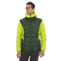 La Sportiva Bivouac Men's Down Jacket, Forest/Lime Punch, XS