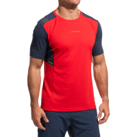 La Sportiva Ridge Men's T-Shirt, Mountain Red/Night Sky, Small