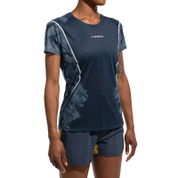La Sportiva Pacer Women's T-Shirt, Night Sky/Chalk, Large