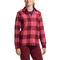 La Sportiva Rambler Women's Flannel Shirt, Redwood/Rosebay, Medium