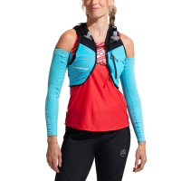 La Sportiva Trace Arm Warmer, Malibu Blue/White, Large