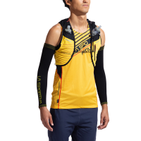 La Sportiva Trace Arm Warmer, Black/Yellow, Large