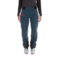 La Sportiva Crizzle Evo Shell Women's Pants, Storm Blue/Cherry Tomato, Large