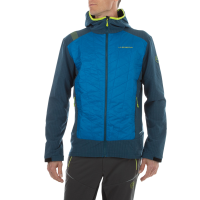 La Sportiva Kap Hybrid Men's Hoody, Electric Blue/Storm Blue, XS