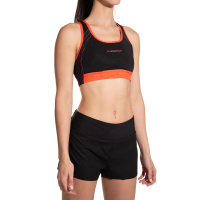 La Sportiva Hover Women's Top, Black/Cherry Tomato, XL