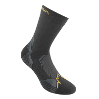 La Sportiva Hike Tech Socks, Black/Yellow, Small