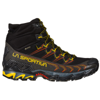 La Sportiva Ultra Raptor II Mid GTX Hiking Shoes, Black/Yellow, Size 44
