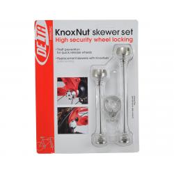 Delta KnoxNut Locking Skewer Set w/ Key (Silver) - TD9200