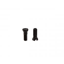 Sapim Secure Lock Brass Nipples (Black) (14g/12mm) (Bag of 100) - 14GR1/IB