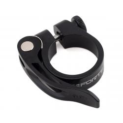 Forte Quick Release Seatpost Collar (Black) (31.8mm) - FT8QRC318