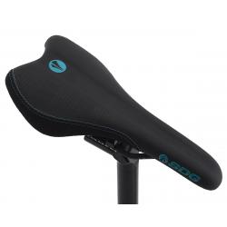 SDG Radar Mountain Saddle (Black/Turquoise) (Titanium Rails) (138mm) - 01501