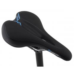 Forte Sportif Gel Women's Saddle (Black) (Chromoly Rails) (160mm) - FT7SGW160