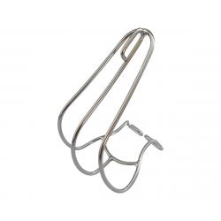 MKS Stainless Steel Cage Toe Clips (Silver) (L) - CAGECLIP_SS_L